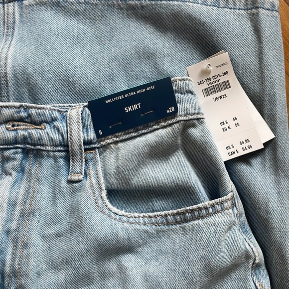 NWT Light Wash Denim Maxi Skirt - Picture 3 of 4